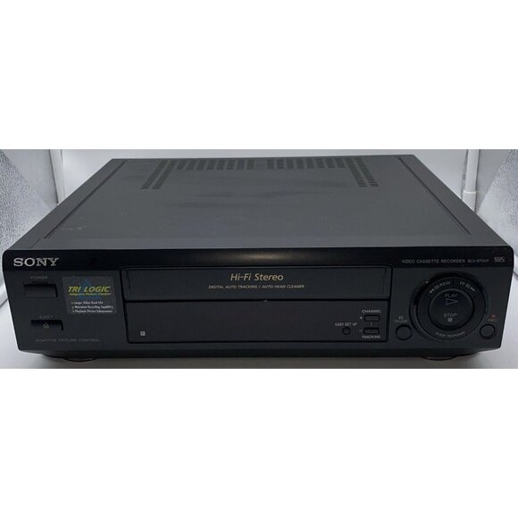 SONY SLV-675HF 4 Head VCR Recorder VHS Video Player No Remote For Parts Untested - Picture 1 of 15